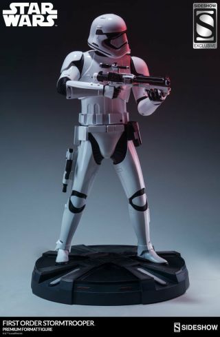 First Order Stormtrooper Star Wars Premium Format™ Figure By Sideshow Exclusive
