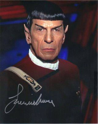 Leonard Nimoy Star Trek Vi: The Undiscovered Country Autographed Picture 6
