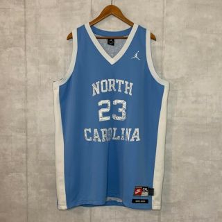North Carolina Tar Heels Michael Jordan 23 Nike Mens Jersey Blue White 2xl
