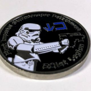 Star Wars 501st Legion Fisd First Stormtrooper Detachment Challenge Coin Marker