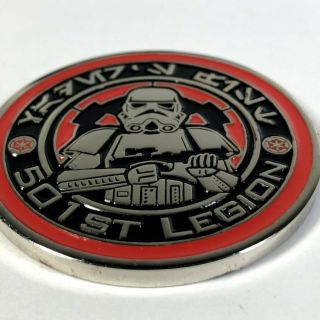 Star Wars 501st Legion Special Ops Stormtrooper Challenge Coin Marker 1.  75 