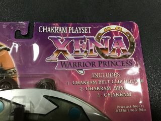 Chakram Playset Xena Warrior Princess —Bracelets,  Belt Clip Holder—Lucy Lawless 3