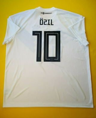 Ozil Germany Soccer Jersey 2xl 2019 Home Shirt Br7843 Ig93 Adidas Football 4.  8/5