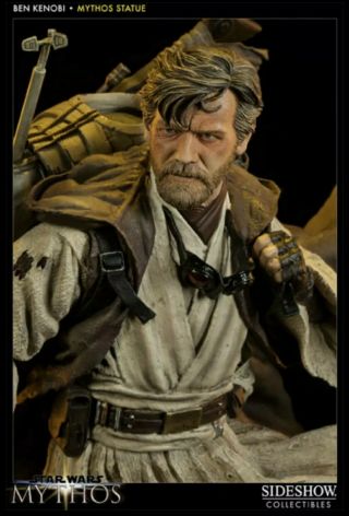 Obi - Wan Ben Kenobi Mythos Sideshow Statue Factory Figure Le 1321/2000