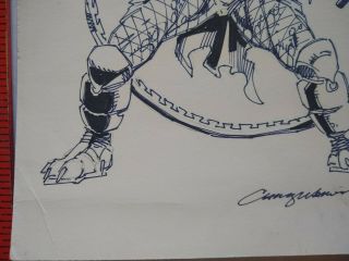 Aliens vs.  Predator Art Chris Warner Pencil & Ink Sketch DHP 36 Cover 4