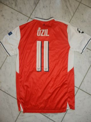 Arsenal Premier League Mesut Ozil Authentic Player Issue Home Jersey M Medium 11