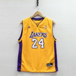 Kobe Bryant 24 Los Angeles Lakers Adidas Jersey Youth Size Large Nba Basketball