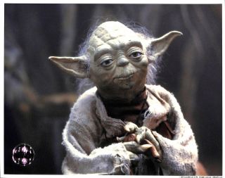 Yoda Frank Oz Empire Strikes Back Star Wars Photo Official Pix Opx 8x10