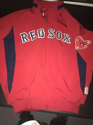 Boston Red Sox Majestic Therma Base Jacket Size Medium