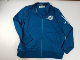 Miami Dolphins Team Issue Nike Dri Fit Jacket Men 
