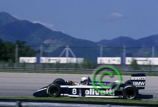 Racing 35mm Slide F1 Elio De Angelis - Brabham 1986 Brazil Formula 1