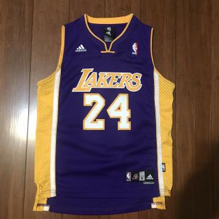 Youth Adidas Lakers Kobe Bryant 24 Jersey Size Medium Purple Stitched
