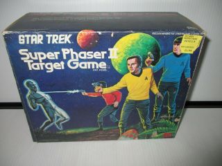 1976 Star Trek Phaser Ii Target Game W/box Mego