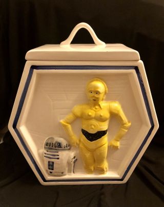Vintage 1977 Star Wars Sigma Darth Vader C3po R2d2 Cookie Jar Terrific Shape