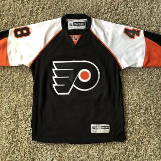 Reebok Nhl Philadelphia Flyers Daniel Briere Premiere Black Jersey Size Medium