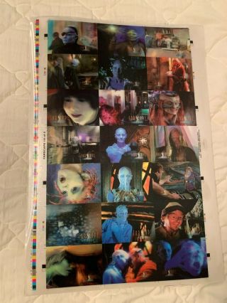 ULTRA RARE 2001 Farscape In Motion UNCUT Sheets 25/25 - Limited to 25 only 2