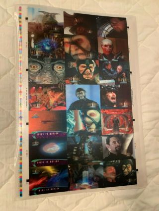 ULTRA RARE 2001 Farscape In Motion UNCUT Sheets 25/25 - Limited to 25 only 3