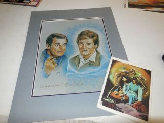 Signed Vintage Quantum Leap Lucy Synk.  12 Of 50 Limited Print With Card Litho