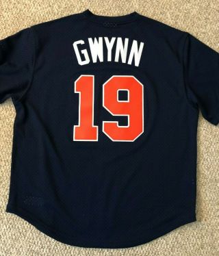 Tony Gwynn 19 San Diego Padres,  Mitchell & Ness,  Cooperstown,  48 Xl Blue Jersey