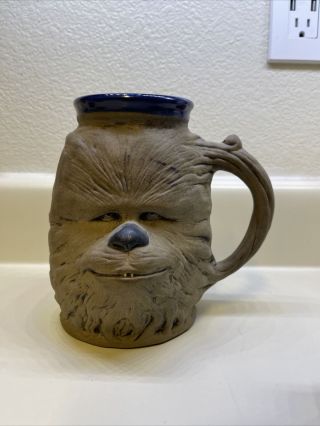 Vintage 1977 Star Wars Chewbacca Mug 20th Century Fox Rumph Calif.