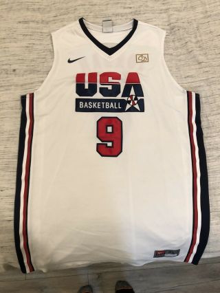 Michael Jordan Jersey 1992 Usa Dream Team Olympic White Basketball Jersey (xl)