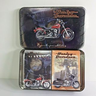 Harley Davidson Playing Cards 2 Decks Dyna Glide 1999 Read