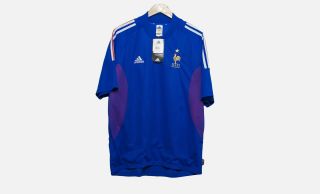 France 2002/03/04 Home Football Soccer Shirt Jersey World Cup Adidas Size Xl
