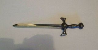 Xena Warrior Princess 2000 Mythic Bronze Mini Miniature Sword Letter Opener