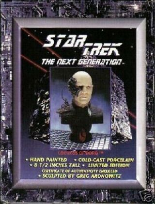 Star Trek The Next Generation Captain Picard Locutus Of Borg Cold Cast Bust