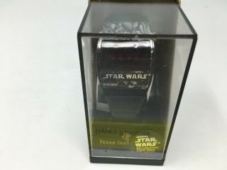 Vintage Official Star Wars Microelectronic Texas Instruments Darth Vader Watch