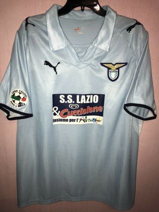 Jersey Lazio Italy Serie A Match Worn Very Rare Puma