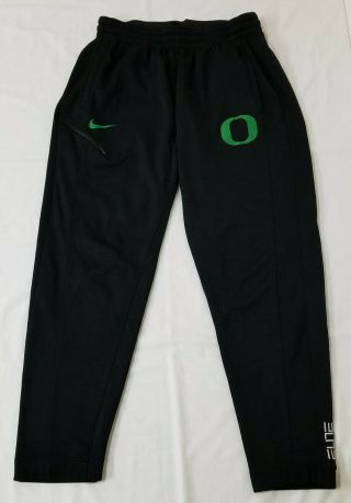 Oregon Ducks Football Team Issued Nike Elite Dri - Fit Travel Pants Men 