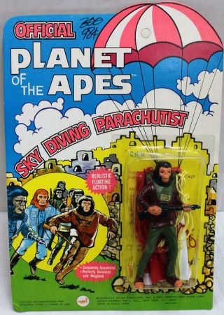Vintage 1967 Galen Ahi Planet Of The Apes Pota Sky Diving Parachutist Nib,  Nr