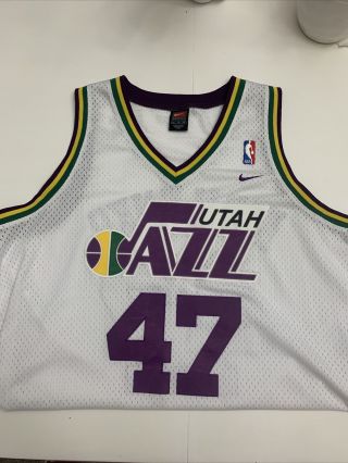 Nba Andrei Kirilenko Ak47 Utah Jazz Nike Basketball Jersey Men Size Xl,  2