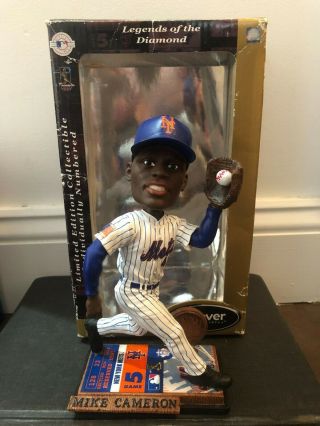 Mike Cameron York Mets Legends Of The Diamond Ticket Base Bobblehead