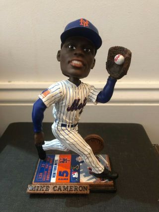 Mike Cameron York Mets Legends of the Diamond Ticket Base Bobblehead 2