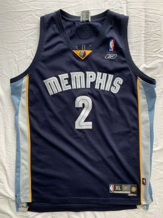 Jason Williams 2 Memphis Grizzlies Reebok Swingman Jersey Size Men 