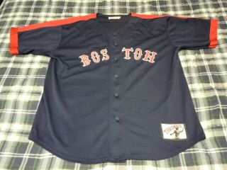 Boston Red Sox 9 Ted Williams Throwback Jersey - Full Sewn - Mlb - Mens X - Large
