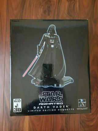 Star Wars Gentle Giant Animated Darth Vader Limited Edition Maquette 735/7000