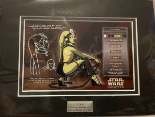 Acme Archives Exclusive Star Wars Animated Oola Variant Character Key 27/150