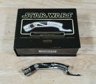 Master Replicas Star Wars Count Dooku Lightsaber Sw - 307 Scaled.  45