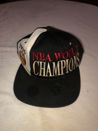 Pre - Owned Starter 1994 Nba Official Houston Rockets World Champions Hat Snapbak