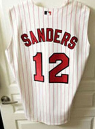 Deion Sanders Cincinnati Reds Jersey - Authentic sewn - 48 2