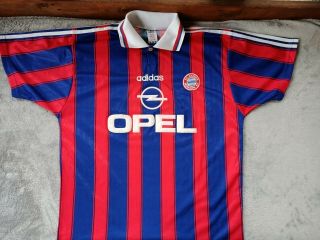 Bayern Munich Adidas Home Jersey 1996 - 1997 Size L
