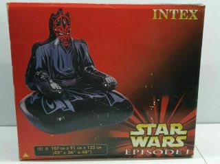 Star Wars Episode 1 Phantom Menace Darth Maul Inflatable Chair Nib Intex Rare