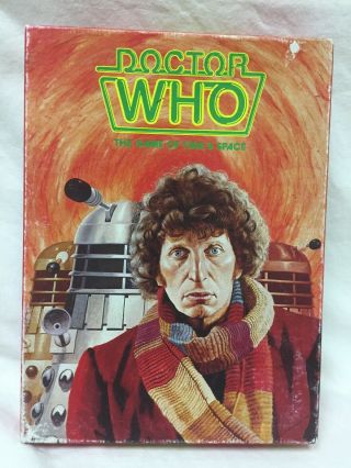 Vintage Doctor Who The Game Of Time & Space Board Game Unperforated Never Played