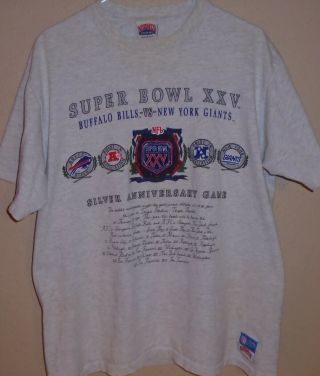Vintage 1990s Buffalo Bills Bowl T Shirt Size Xl