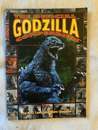 The Official Godzilla Compendium Lees/cerasini Out Of Print 1998