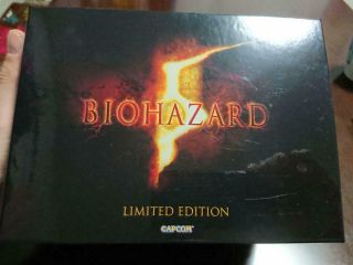Resident Evil 5 Biohazard 5 Limited Edition Box Chris Bsaa E - Capcom 2009 Xbox