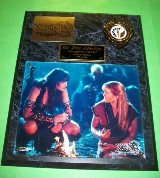 Xena Warrior Princess Limited Edition Plaque Campfire Nights 20 Of 250